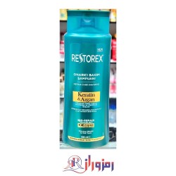 شامپو رستورکس حاوی کراتین و آرگان حجم 500 میل